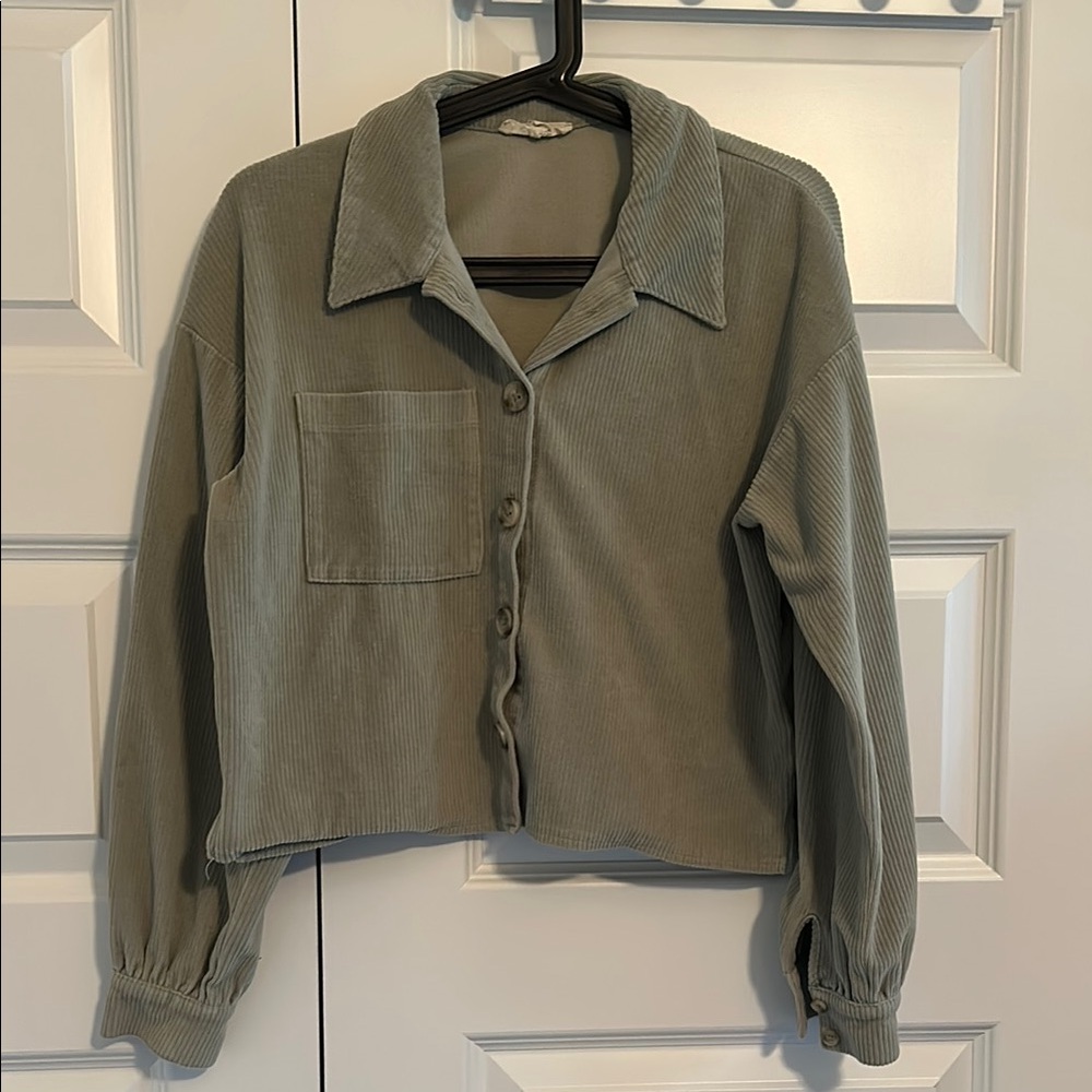 Women's Madewell cropped shirt jacket